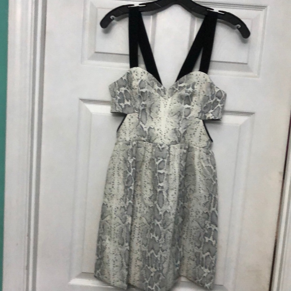 Rebecca Minkoff Grey Python party dress - Picture 3 of 8